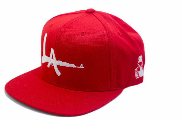 LA Snapback Red