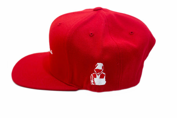 LA Snapback Red