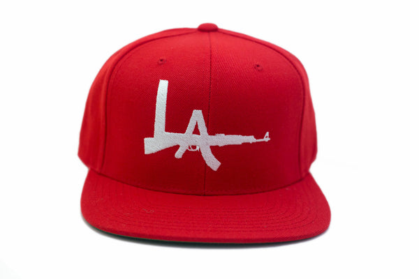 LA Snapback Red